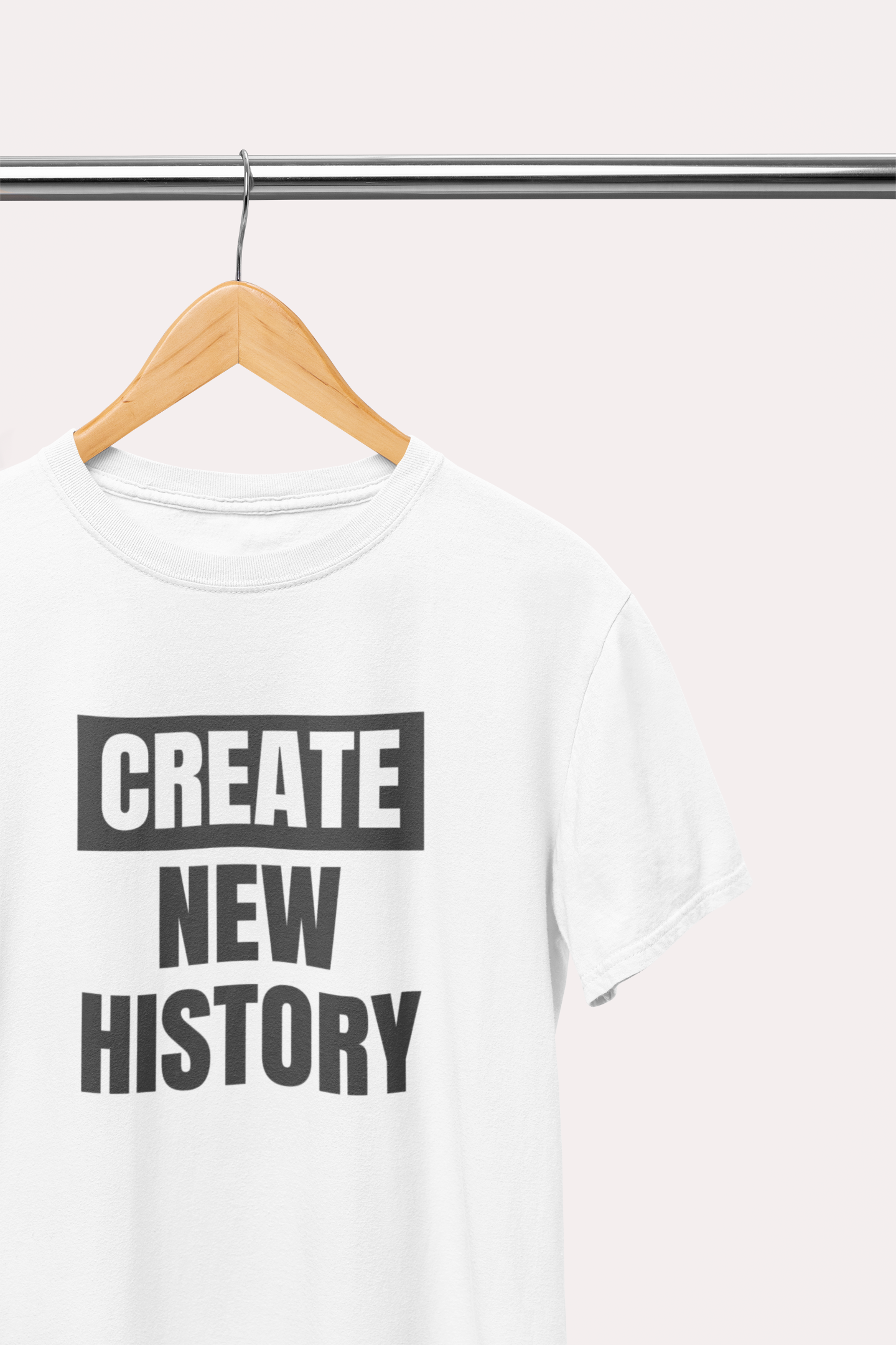 New History Bold Tee-White