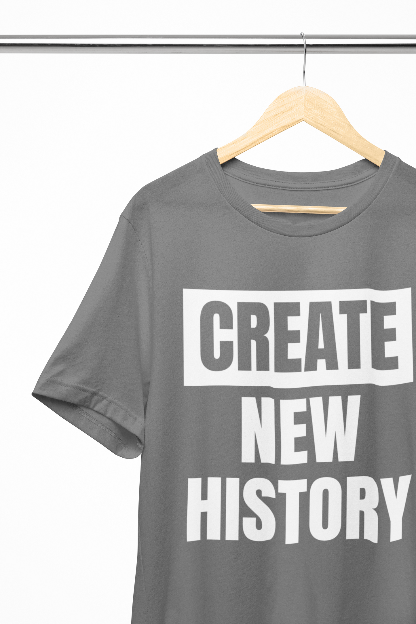 New History Bold Tee-Grey