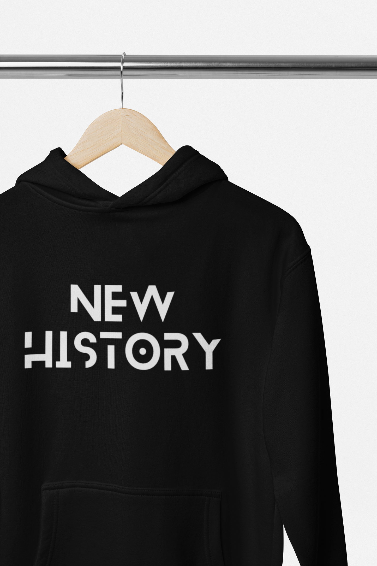 Black Hoodie-Stamped