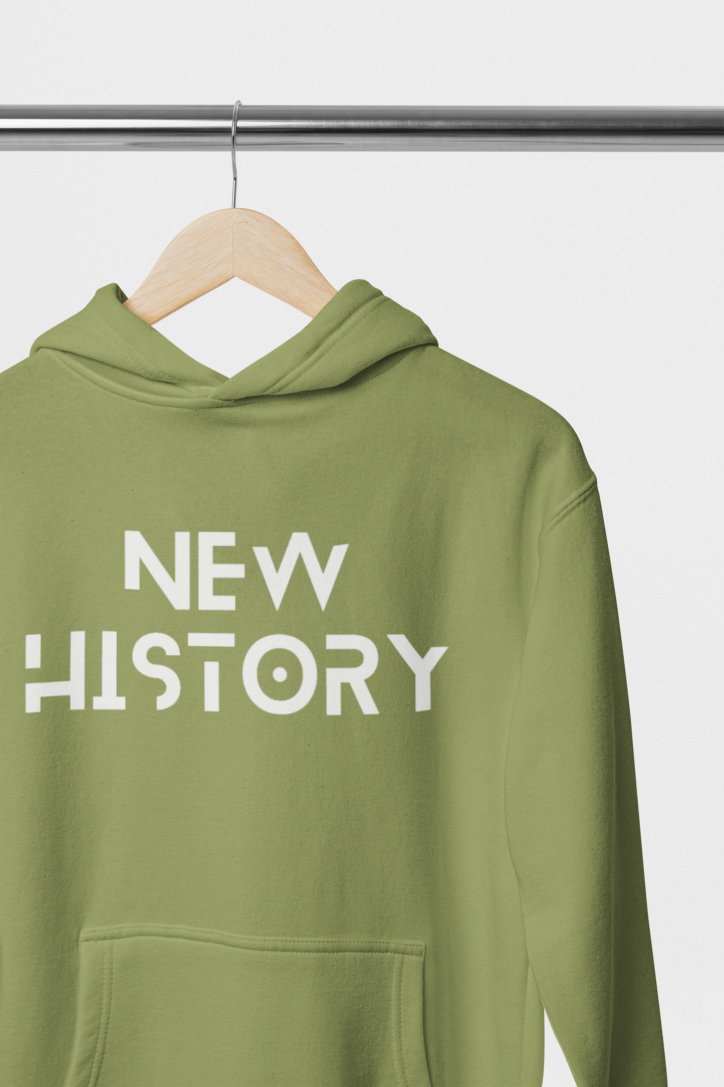 Military Green Hoodie-Stamped