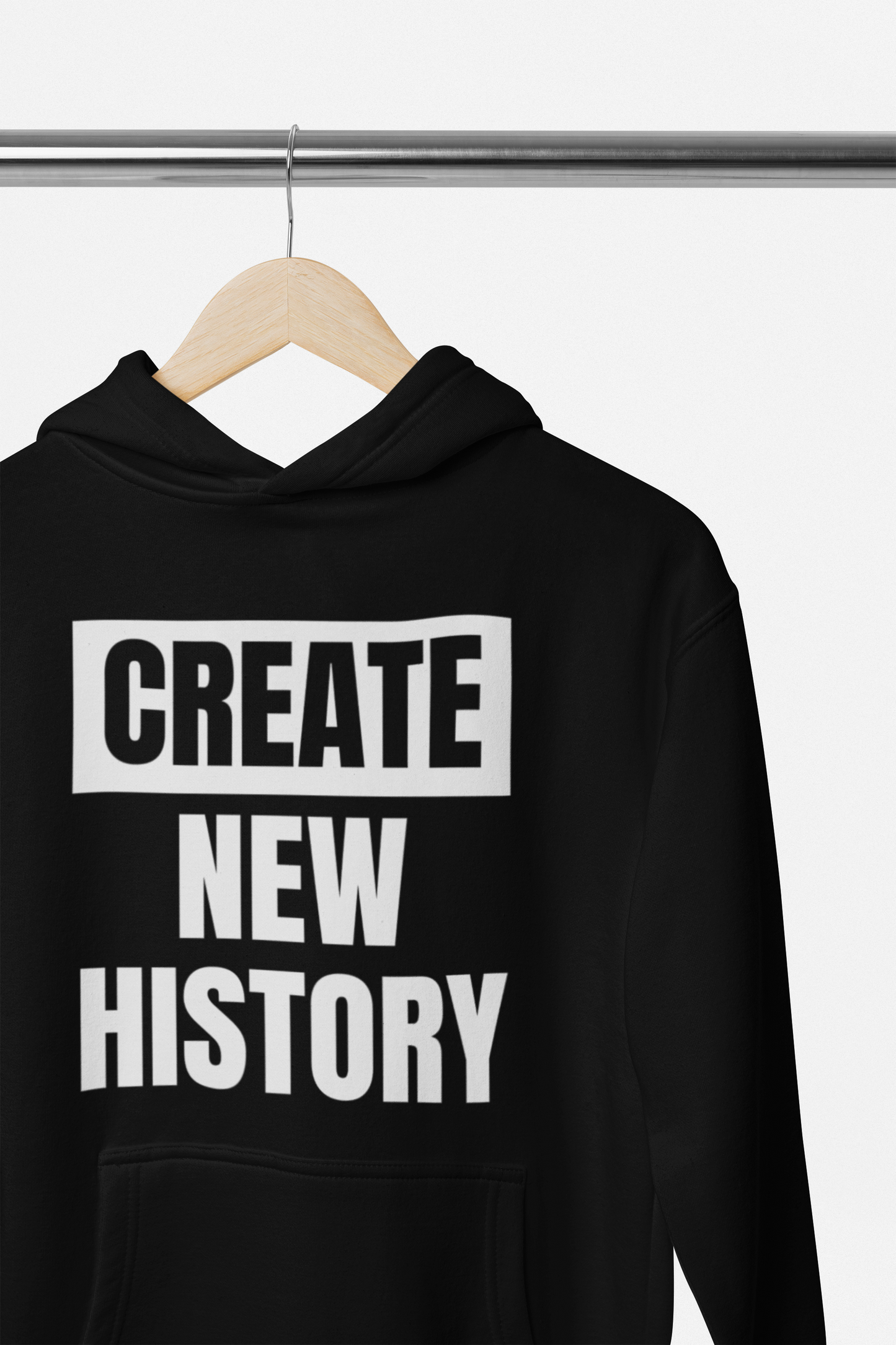 Black Hoodie-Bold