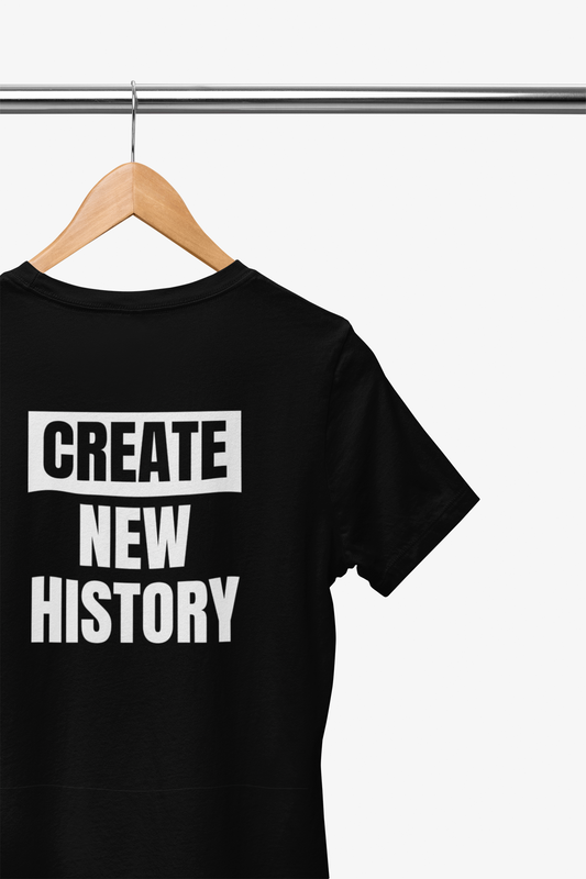 New History Bold Tee-Black