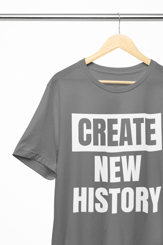 New History Bold Tee-Grey