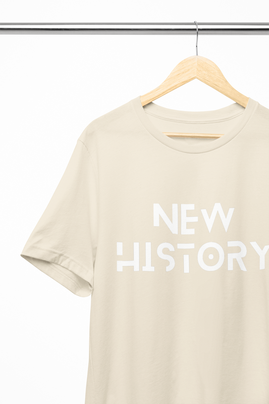 New History Stamped Tee-Sand