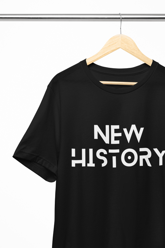 New History Stamped Tee-Black