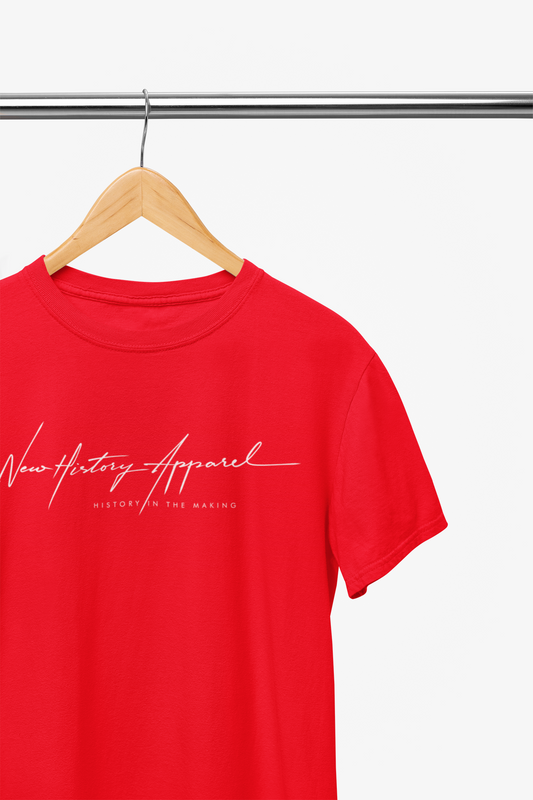 New History Signature Tee-Red